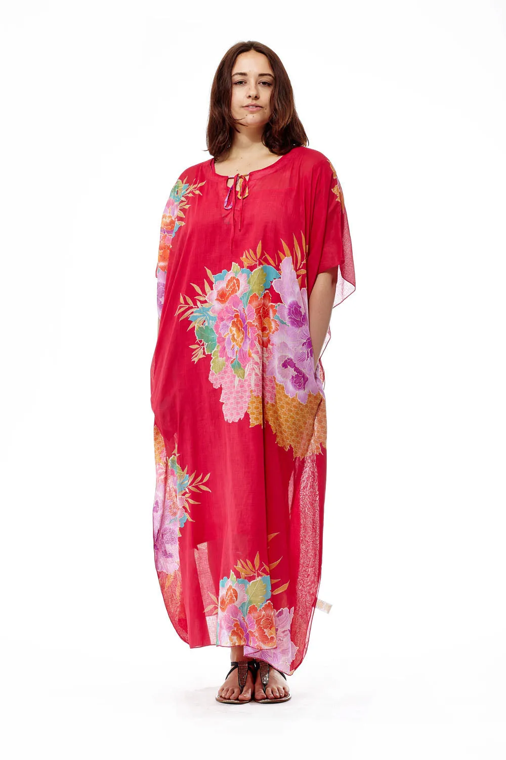 100% Cotton Border Print Caftan