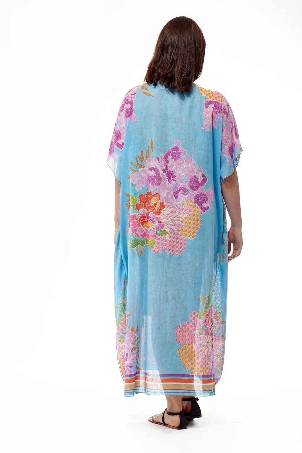 100% Cotton Border Print Caftan