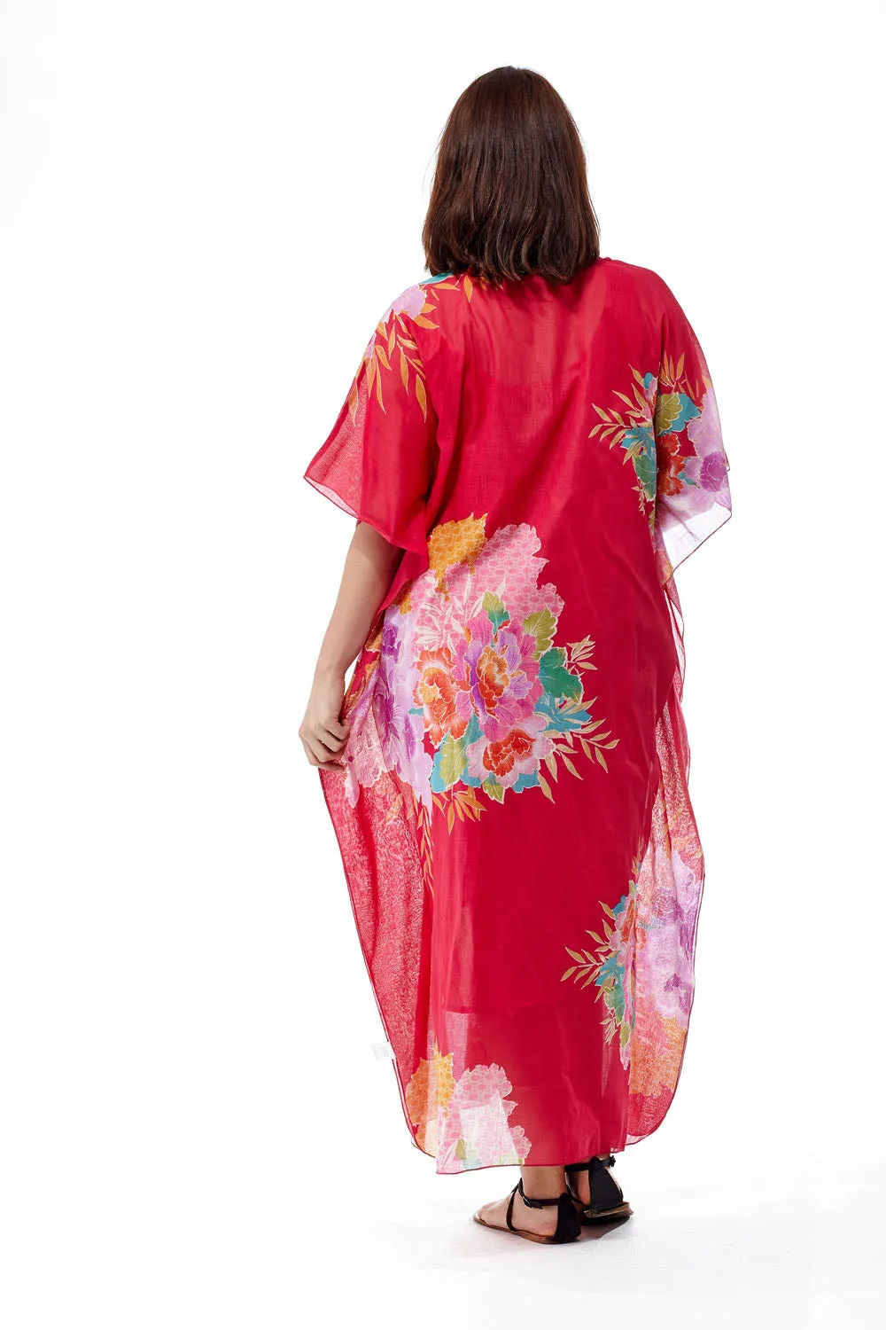 100% Cotton Border Print Caftan