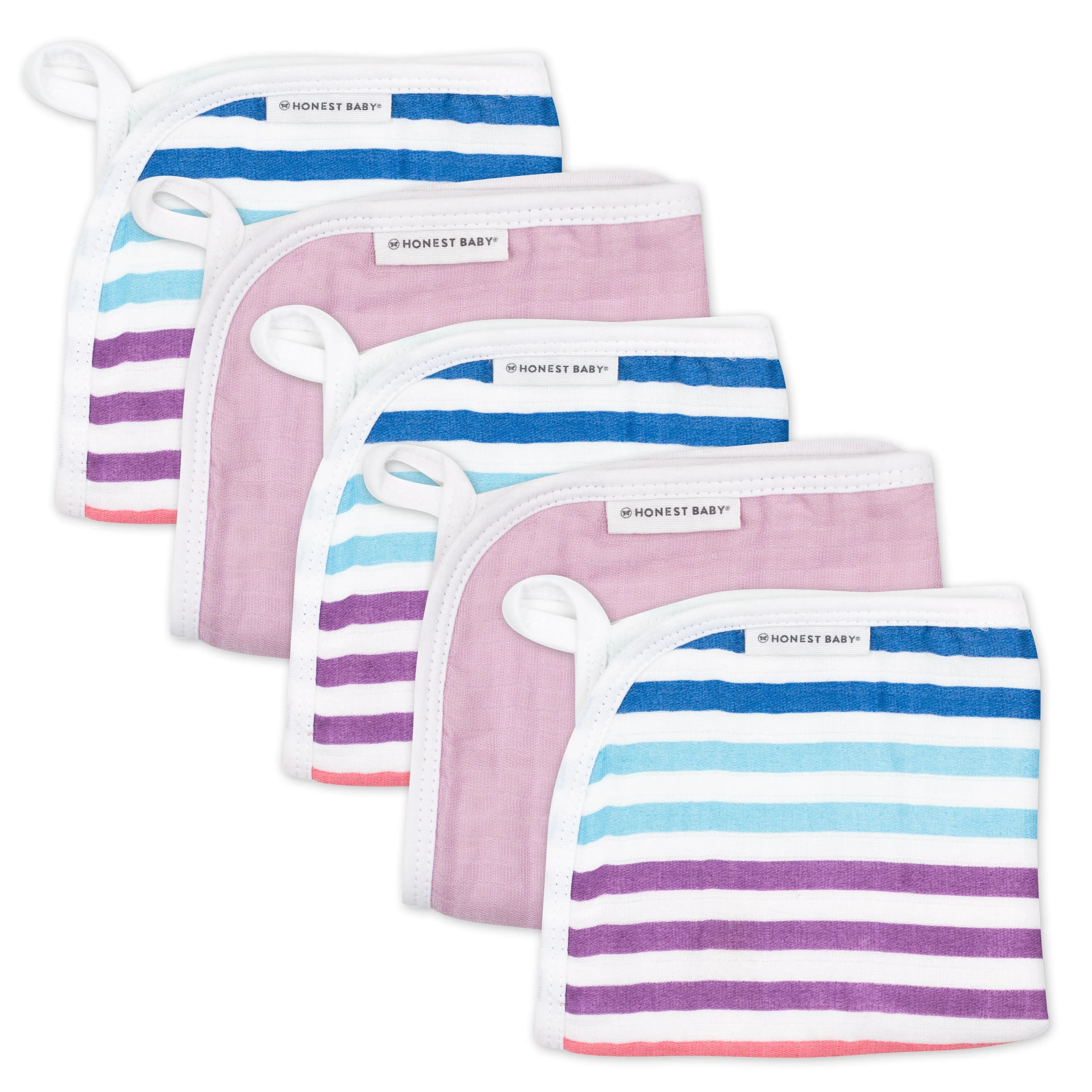 5-Pack Organic Cotton Washcloths