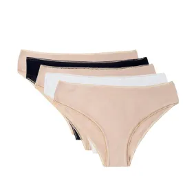 5pk Cotton Lycra Brazilian Knickers