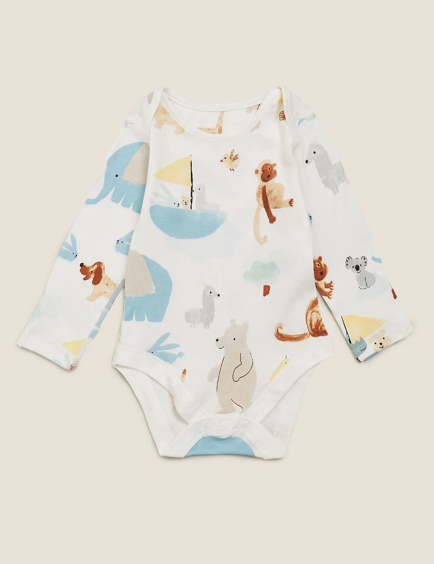 5pk Organic Cotton Printed Bodysuits