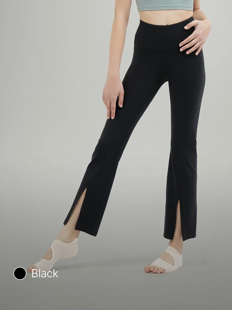 Airywin Front Slit Flare Leggings