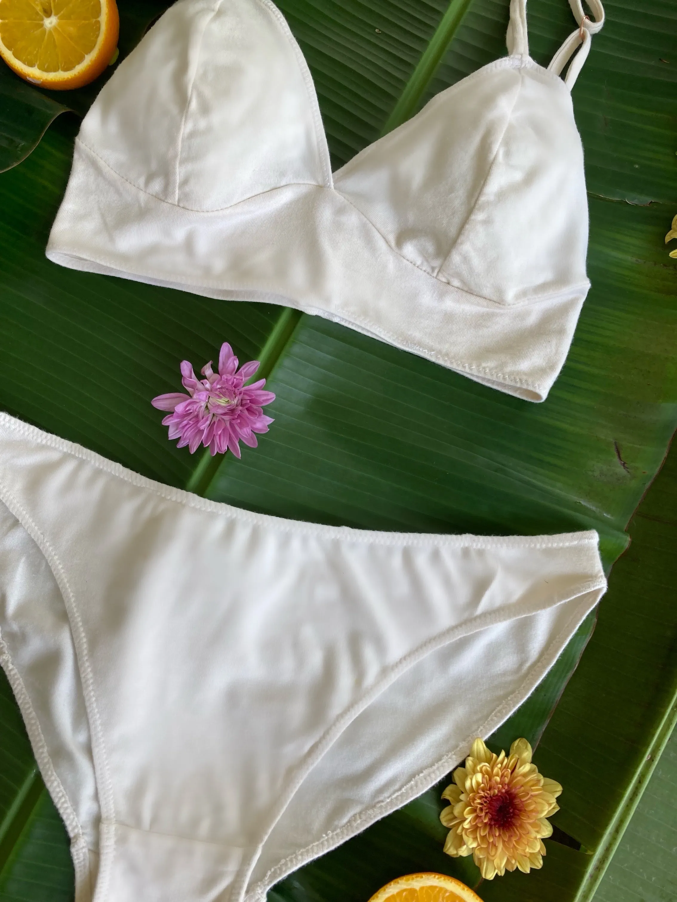 Aloha Bamboo Bra  Panty Set/ Lingerie Set