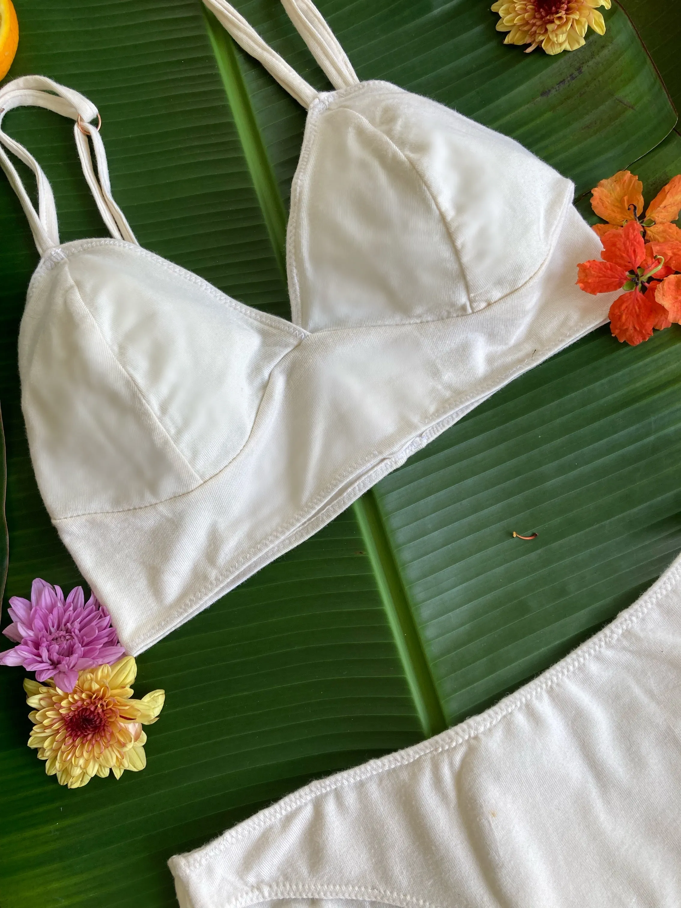 Aloha Bamboo Bra  Panty Set/ Lingerie Set