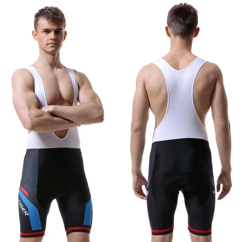 Anti-sweat Breathable Short Sleeve Polyester Cycling Jersey Set for Men