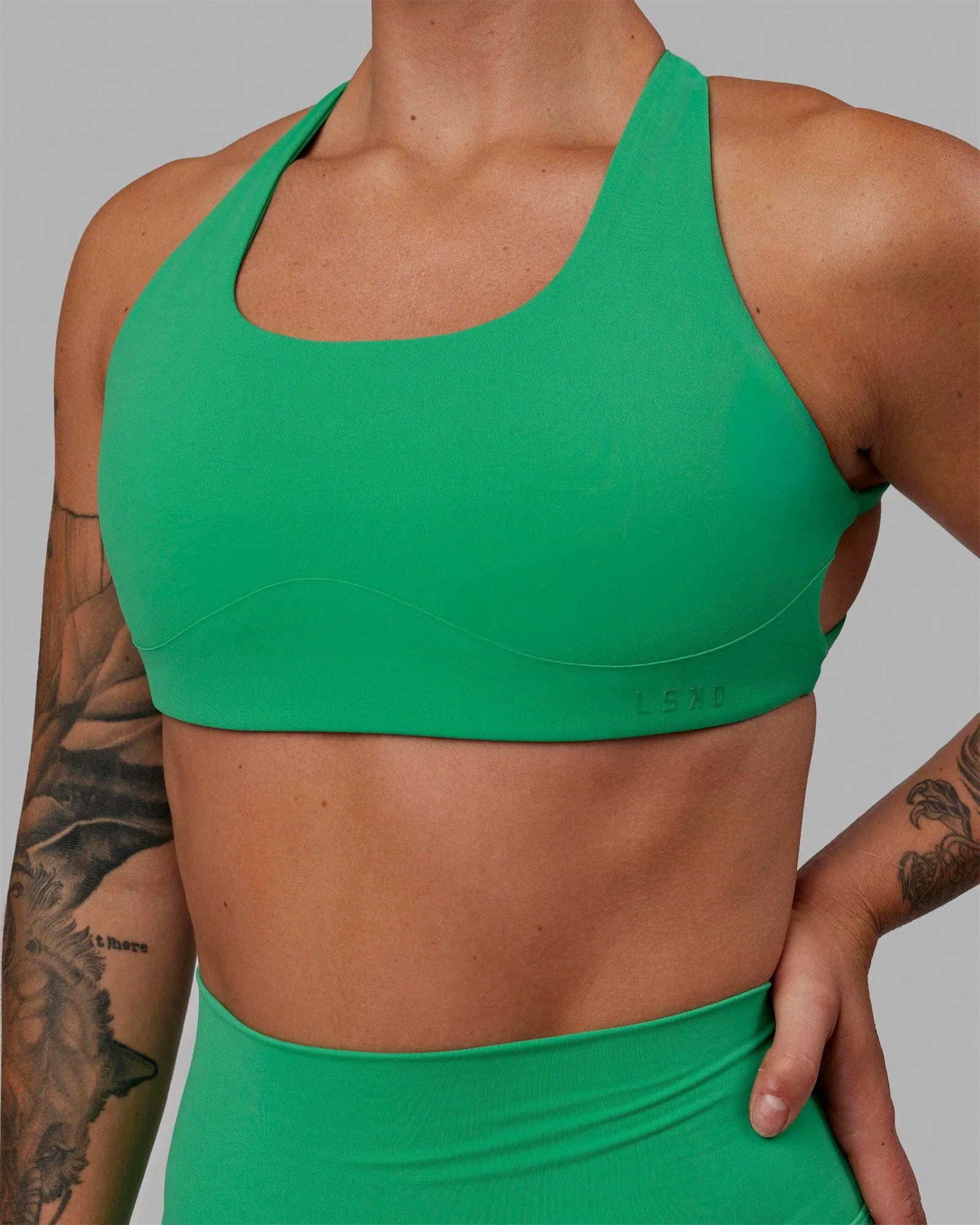 Aspire Sports Bra - Holly Green