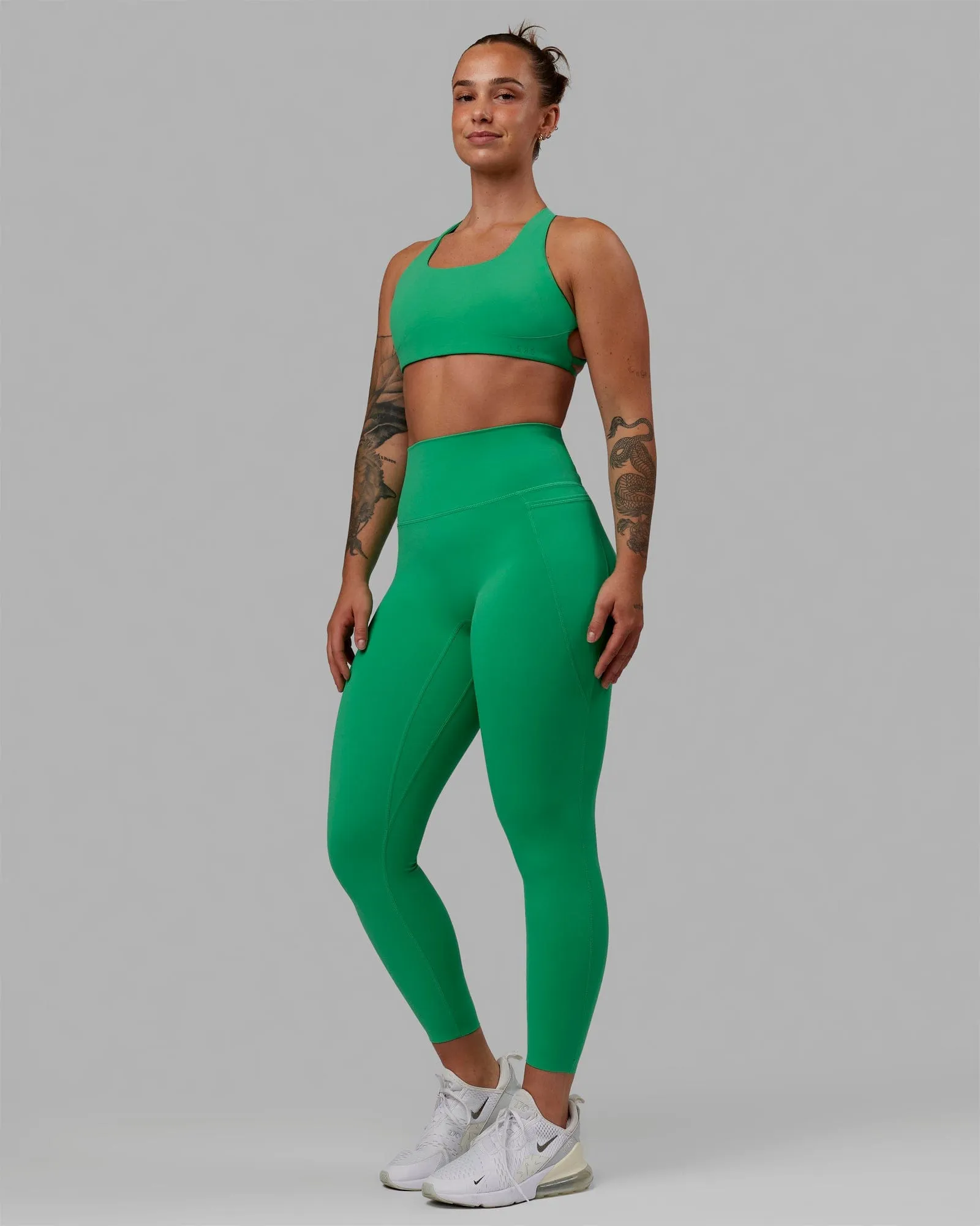 Aspire Sports Bra - Holly Green