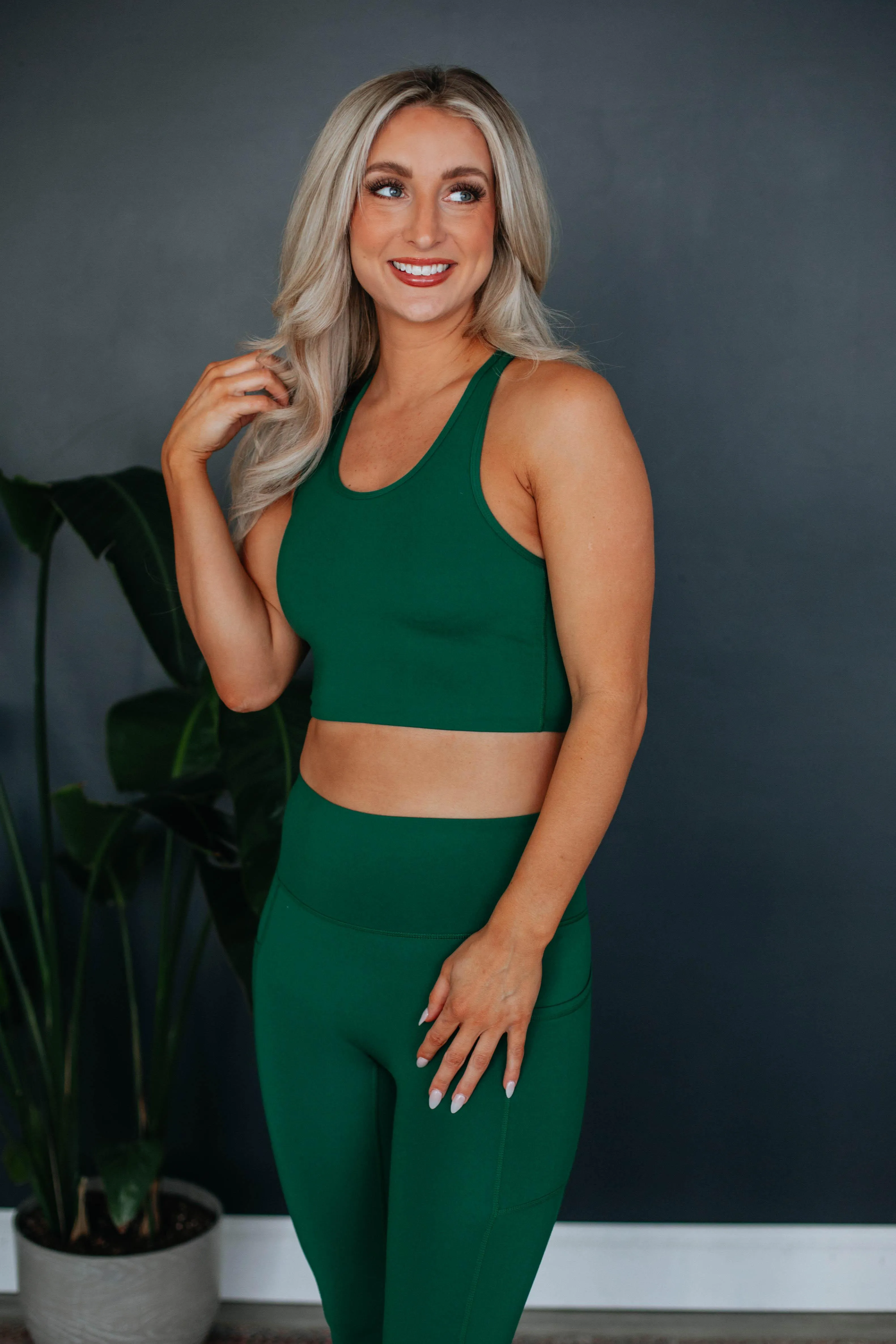 Astoria Sports Bra - Hunter Green