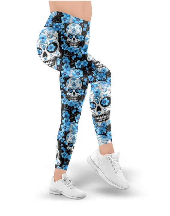 Azul Skulls in Athleisure Leggings