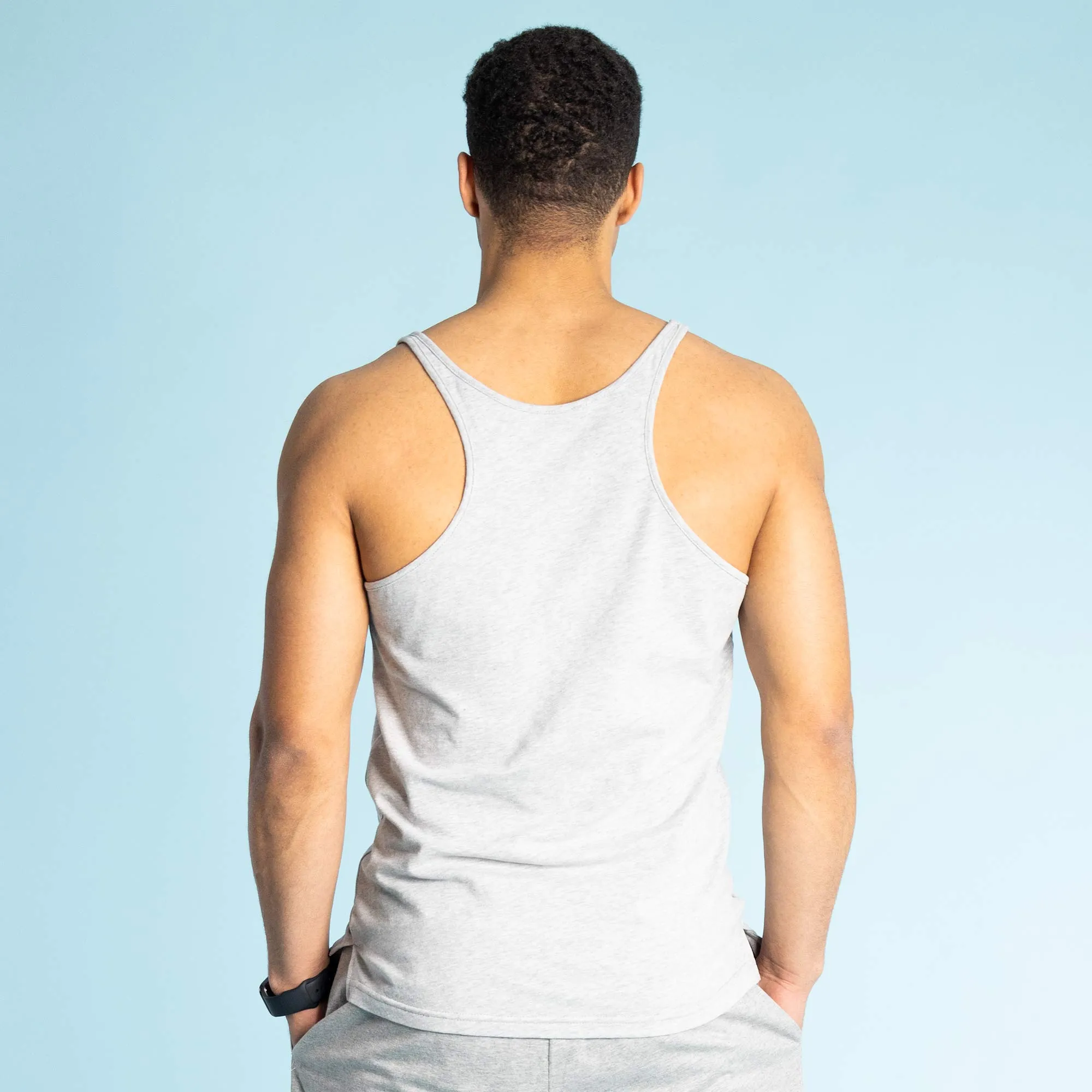 Breathable Beau 100% Organic Prima Cotton Racer Back Tank Top