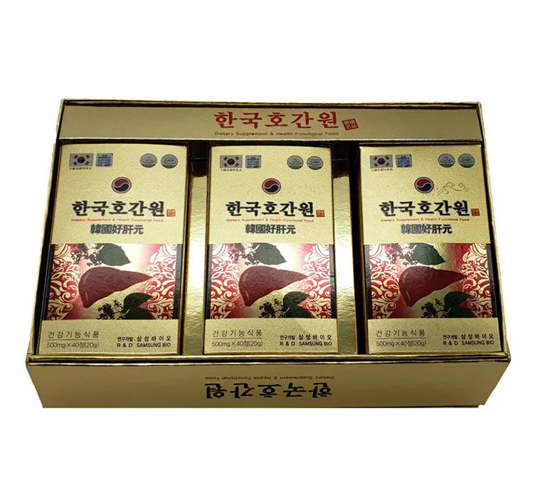 Bio Liver Milk Thistle Functional Gifts 240 Tablets Recover Alcoholic Korean Hogwanwon Dietary Health Supplements Foods Vitamins B1 C E Helps