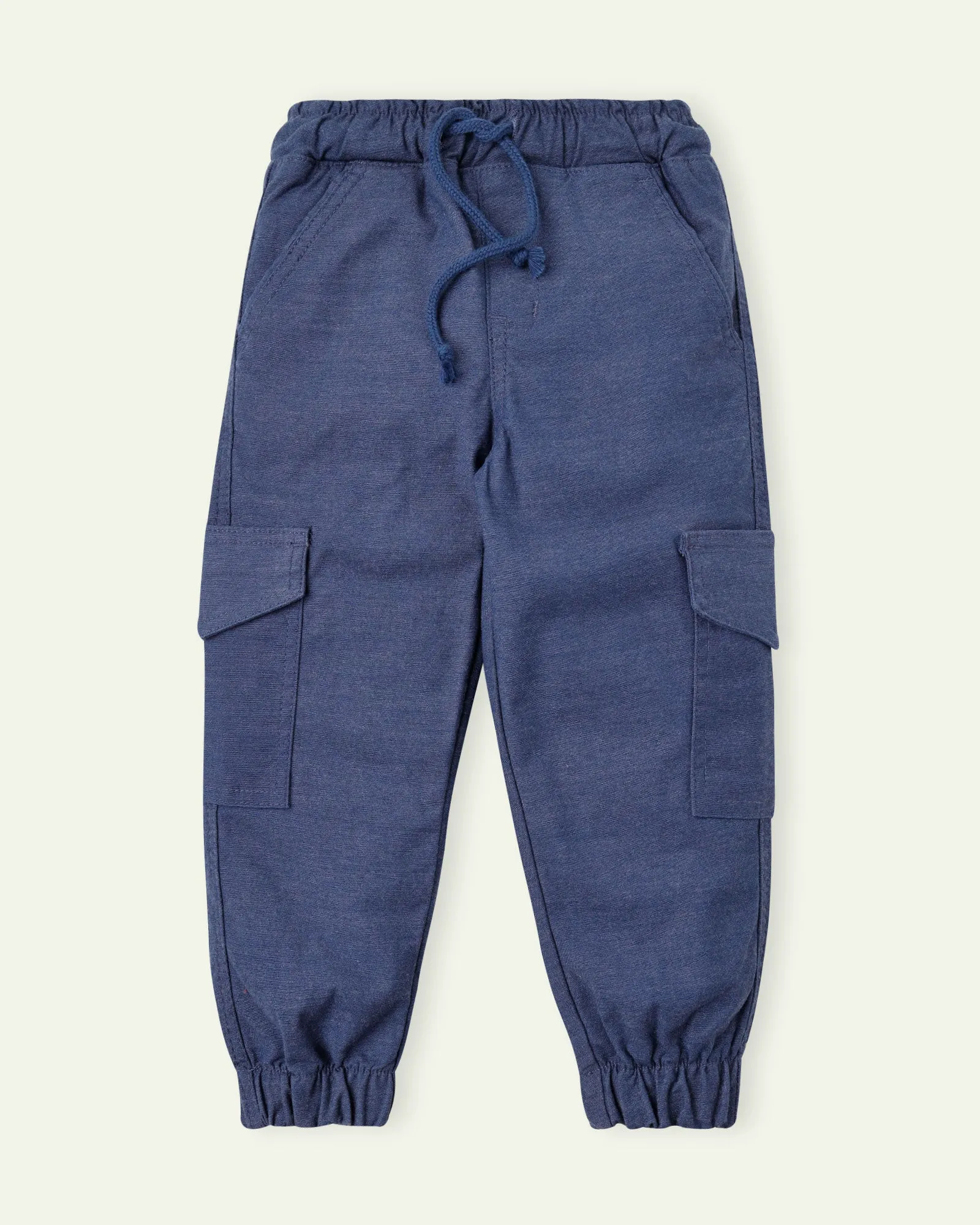 Blue Heather Pull Up Pants