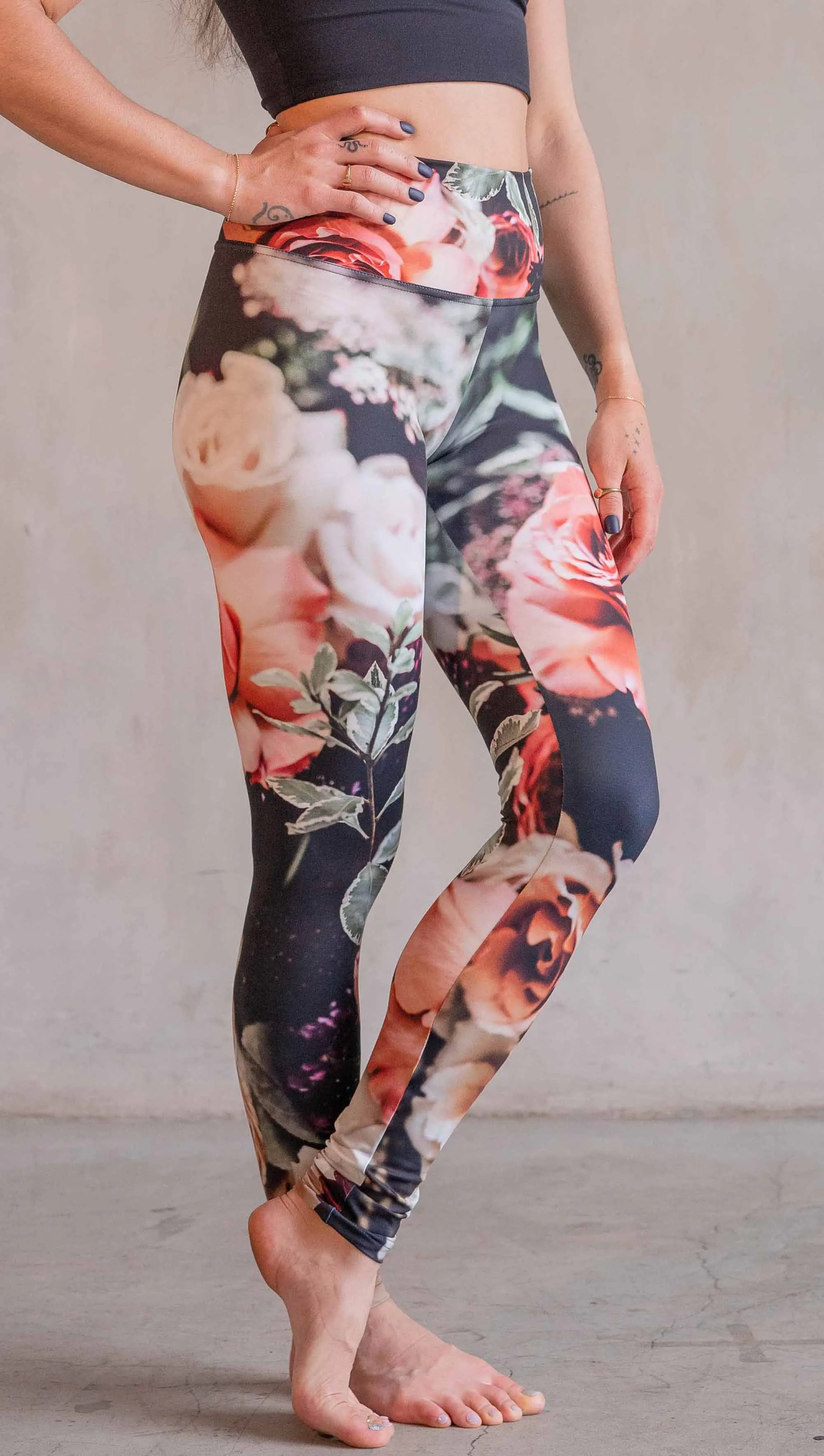 Bodacious Bouquet - Athleisure Leggings