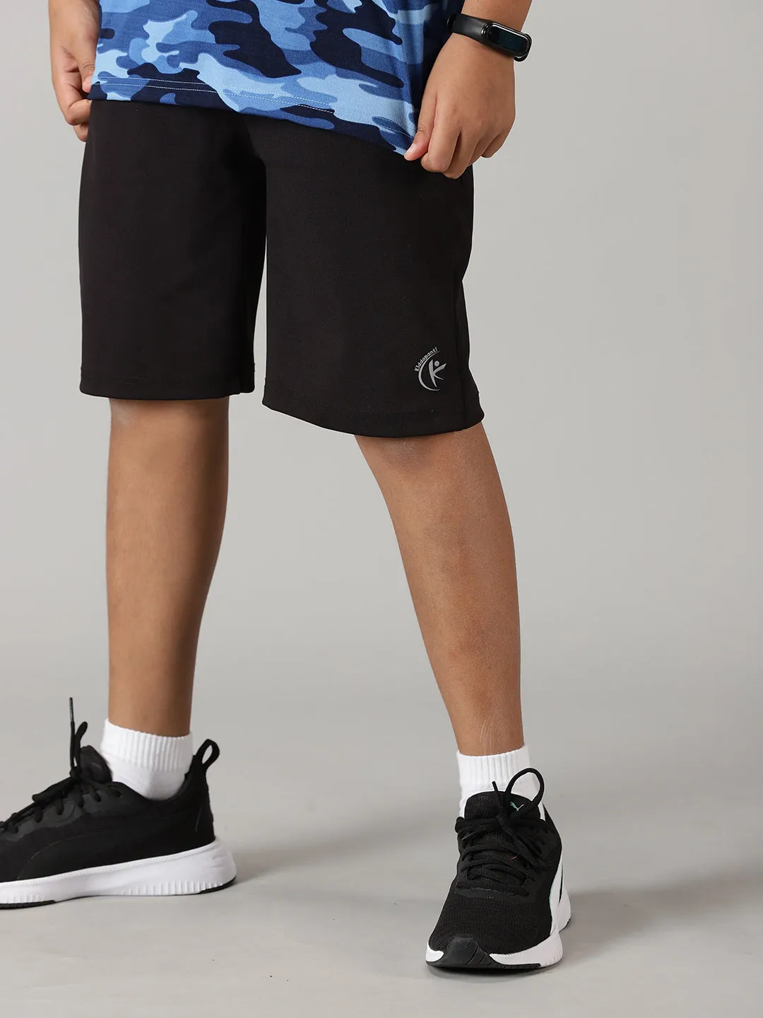 Boys Polyester Sports Tee & Shorts Set