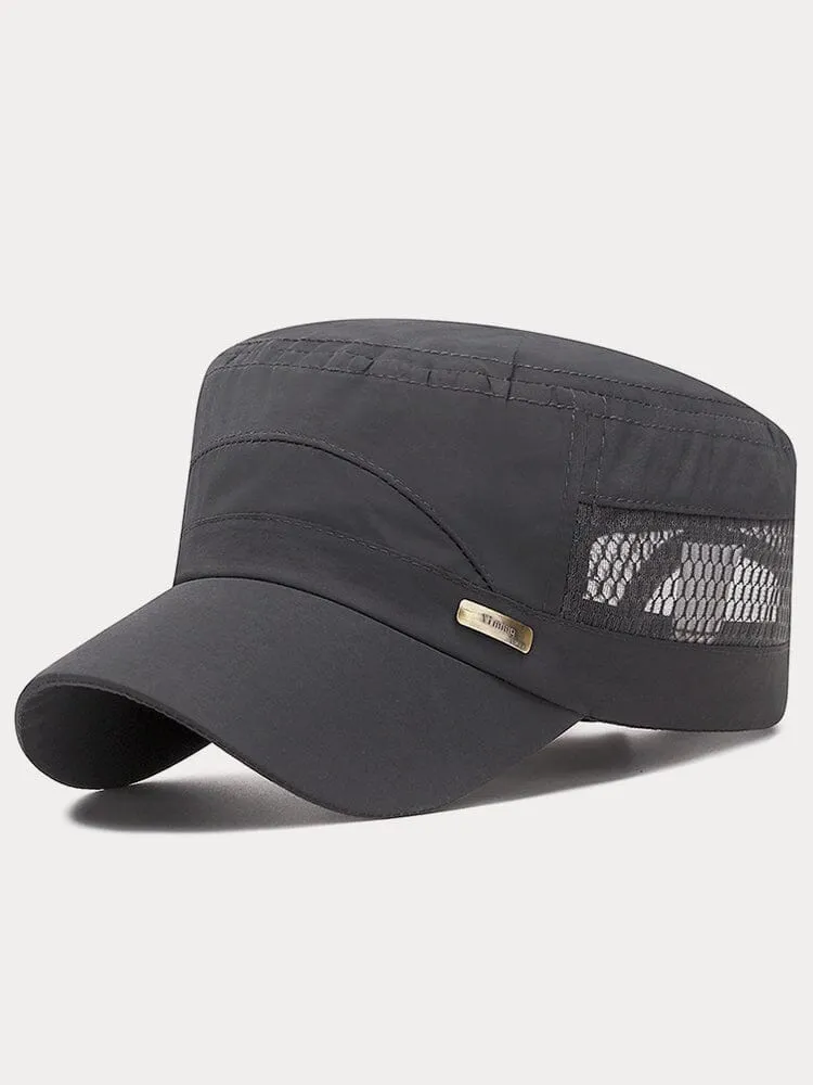 Breathable Mesh Flat Top Cap