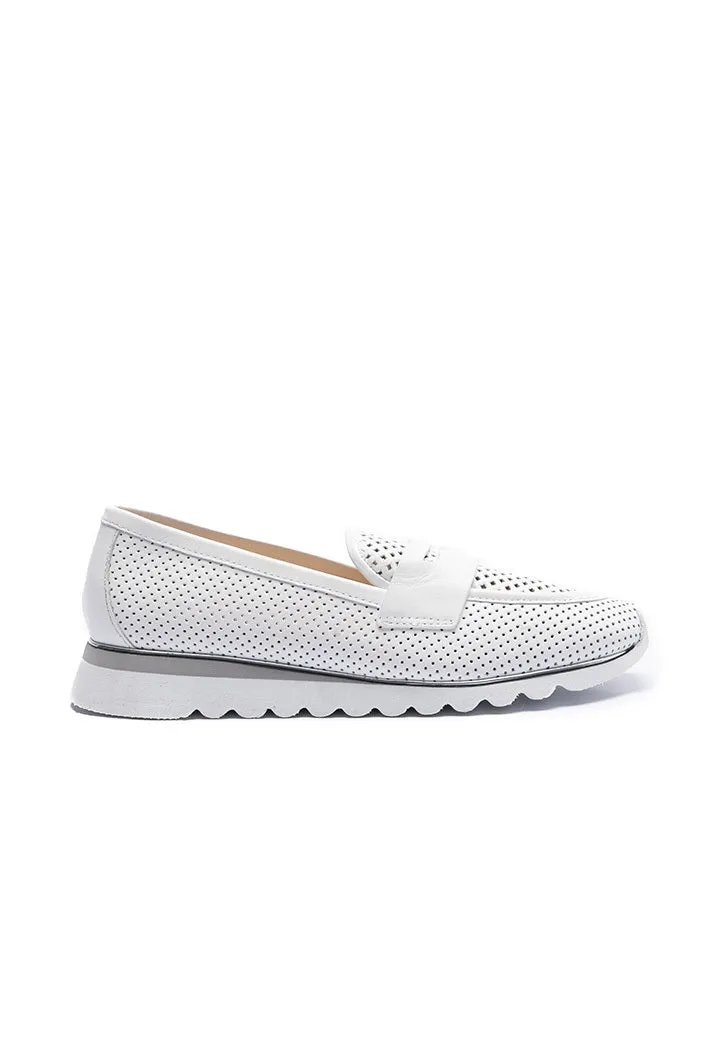 Breathable Real Leather Slip On Loafers