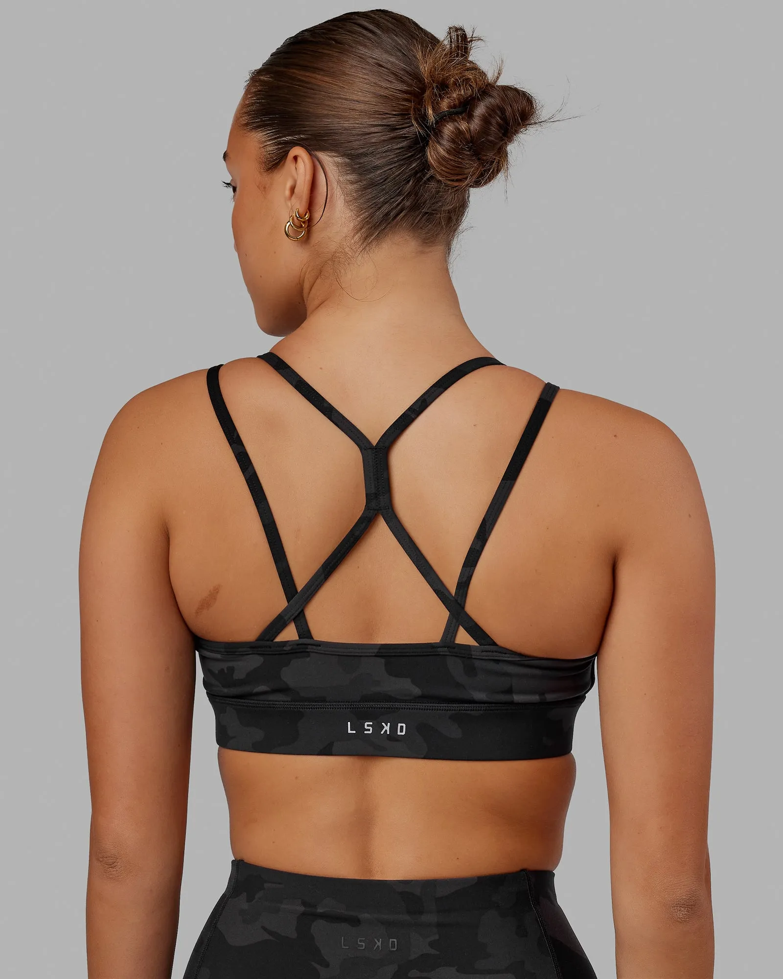 Bridge Sports Bra - Black Camo