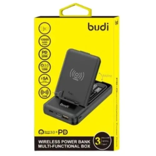 Budi 10000mAh Power Bank Multi-Functional Box