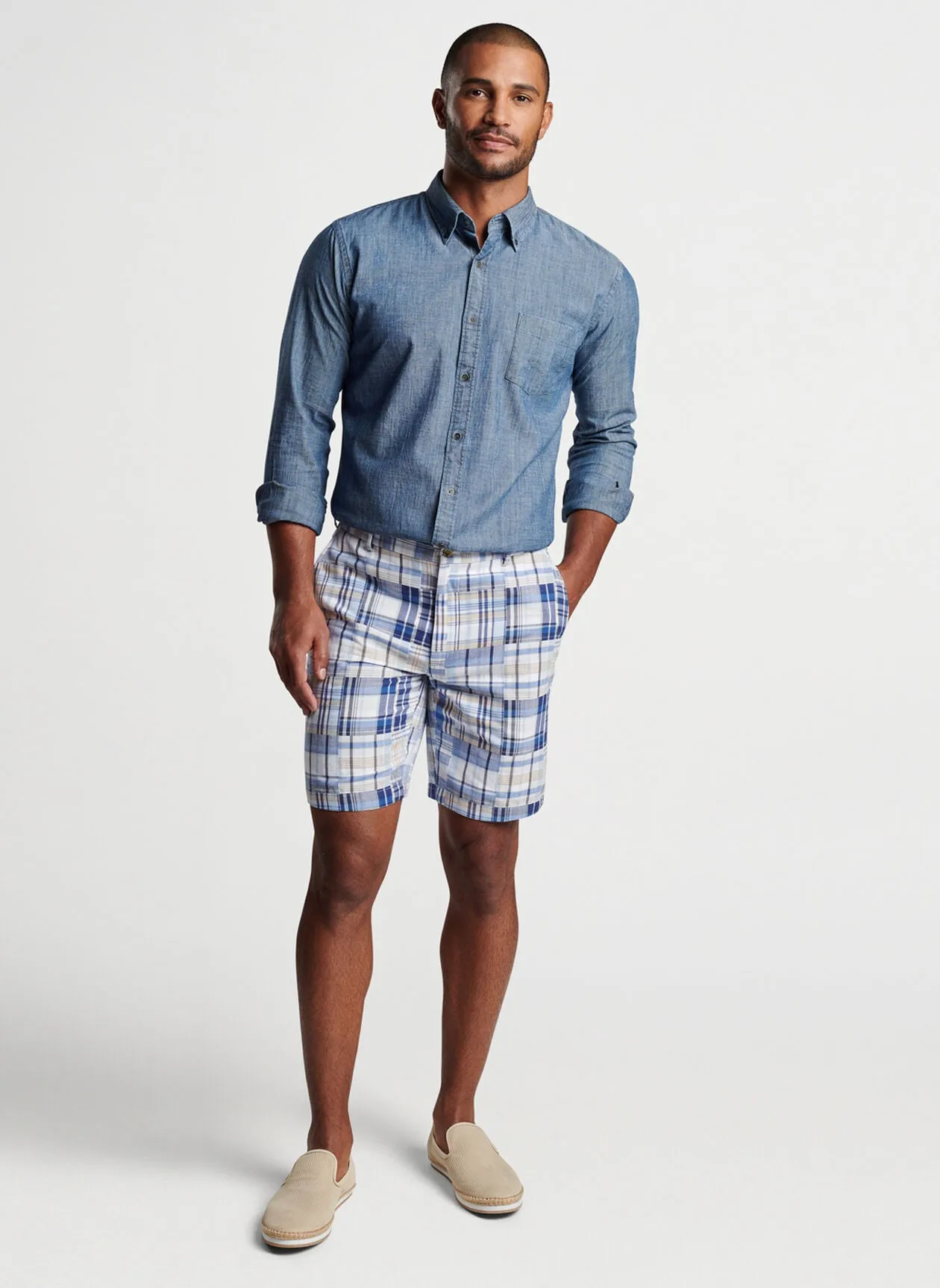 Cabana Madras Cotton Short