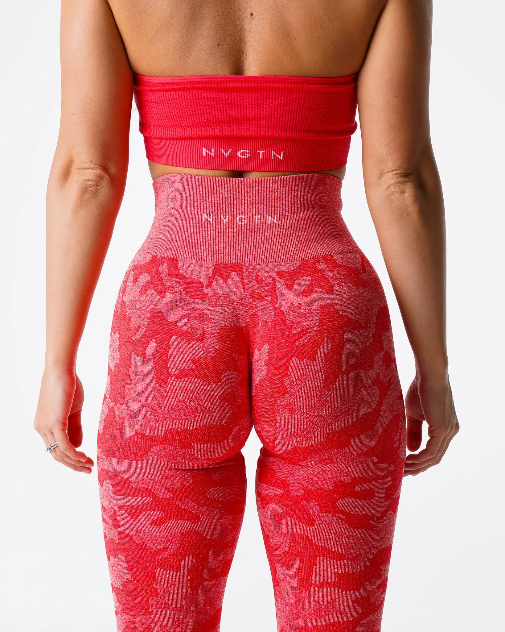 Candy Apple Camo Seamless Leggings