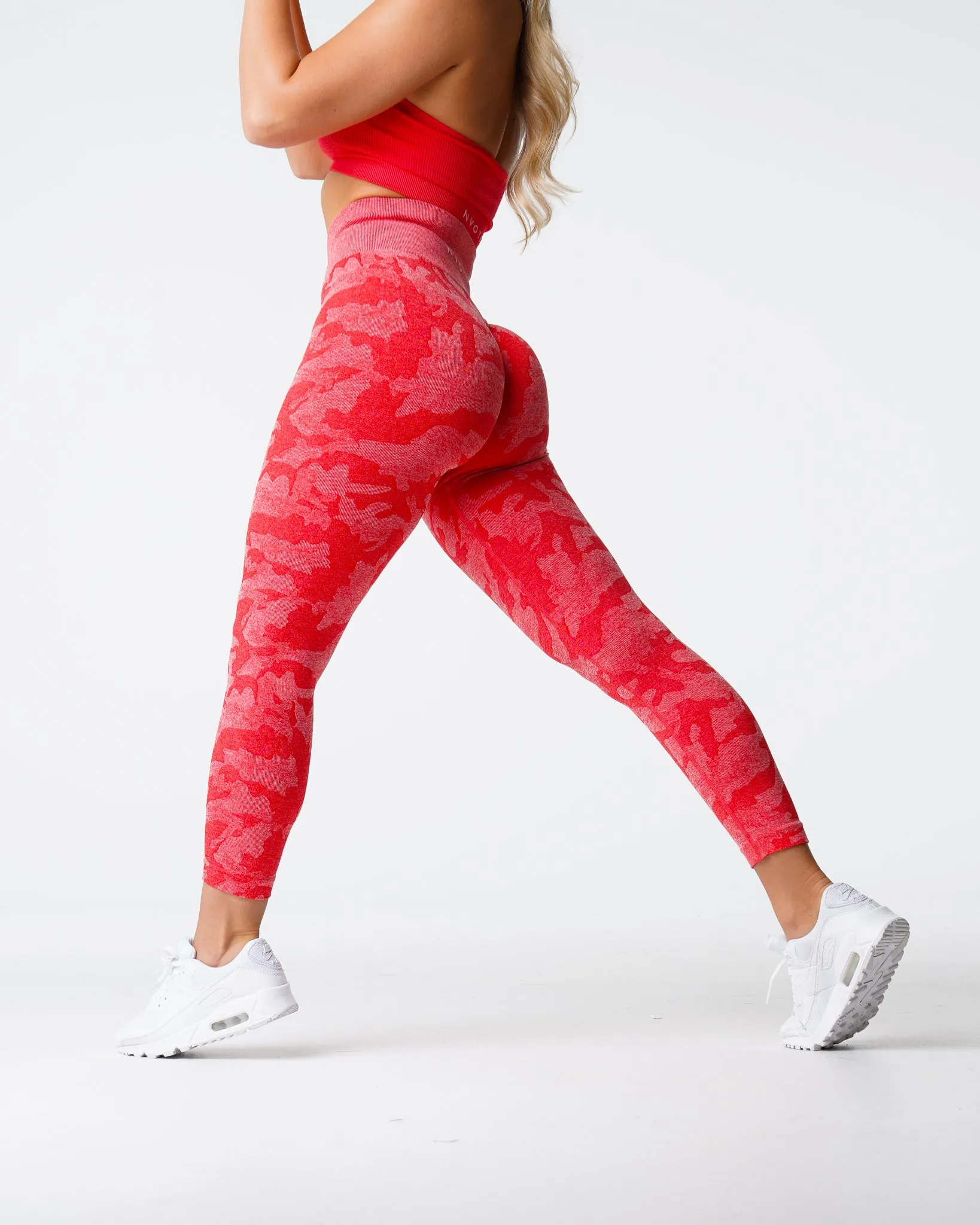 Candy Apple Camo Seamless Leggings