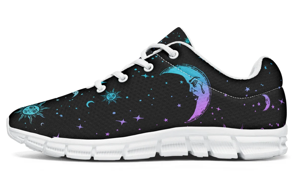 Celestial Pastel Athletic Sneakers - Light Breathable and Comfortable Sports Shoes with Anti-Slip Soles