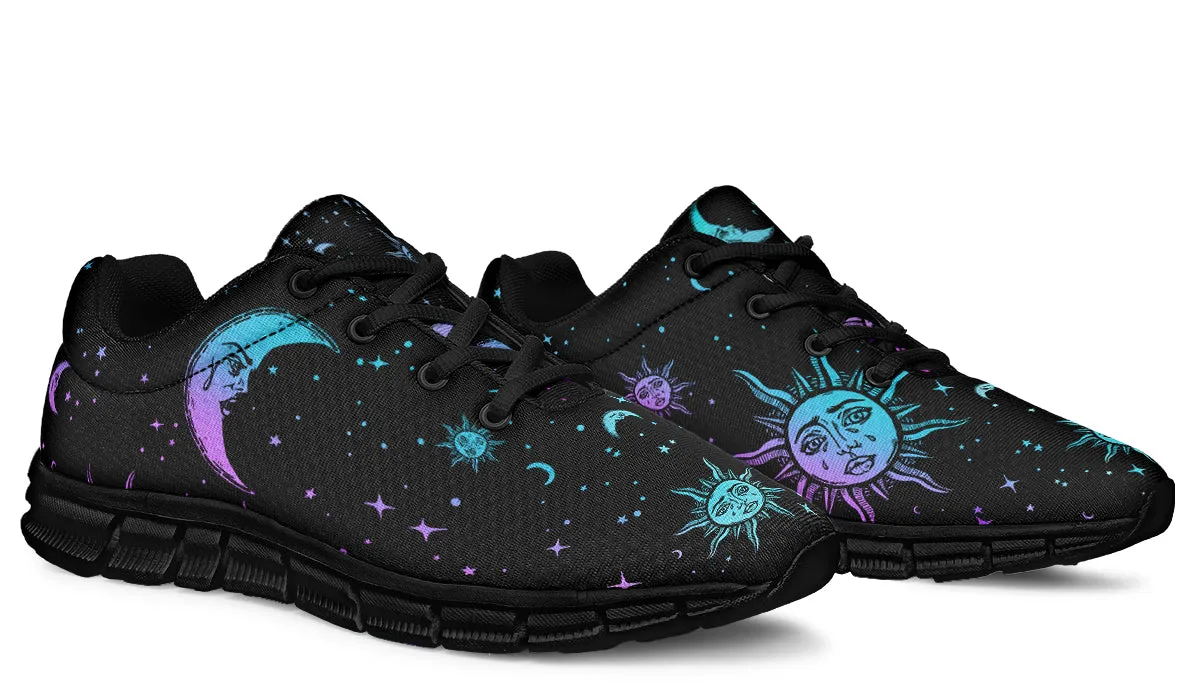 Celestial Pastel Athletic Sneakers - Light Breathable and Comfortable Sports Shoes with Anti-Slip Soles