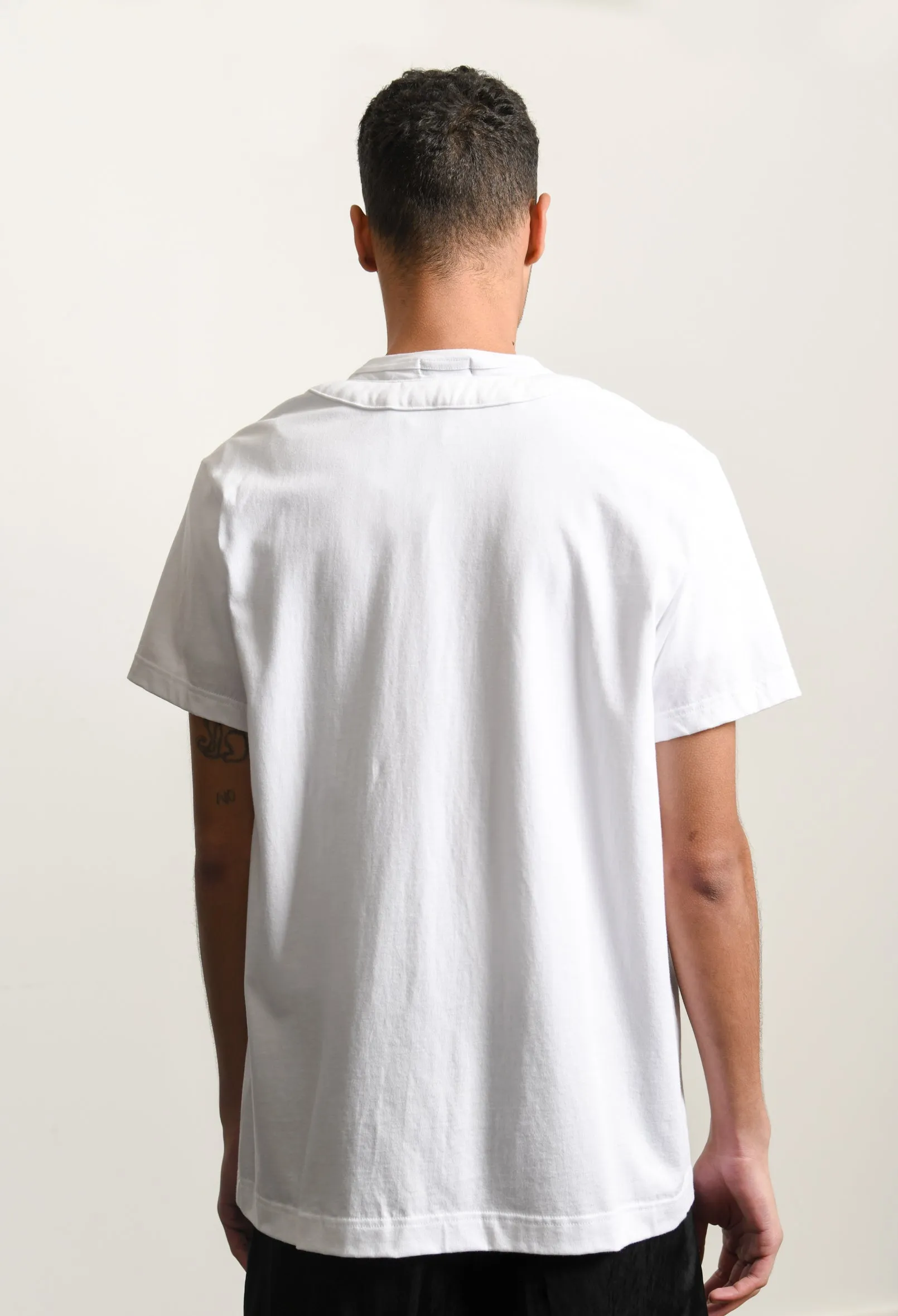 Cotton Jersey Tee White T011