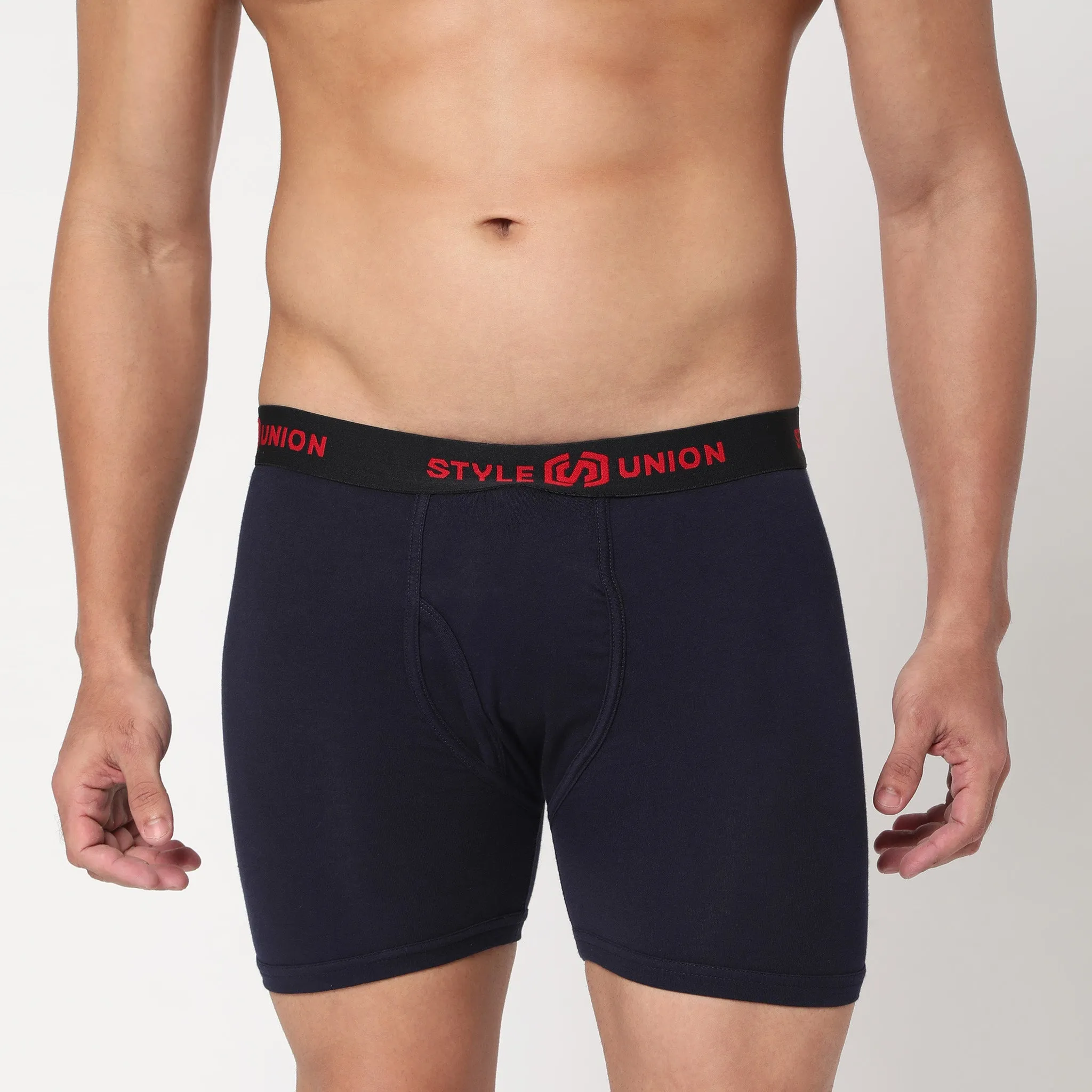 Cotton Navy Mens Brief