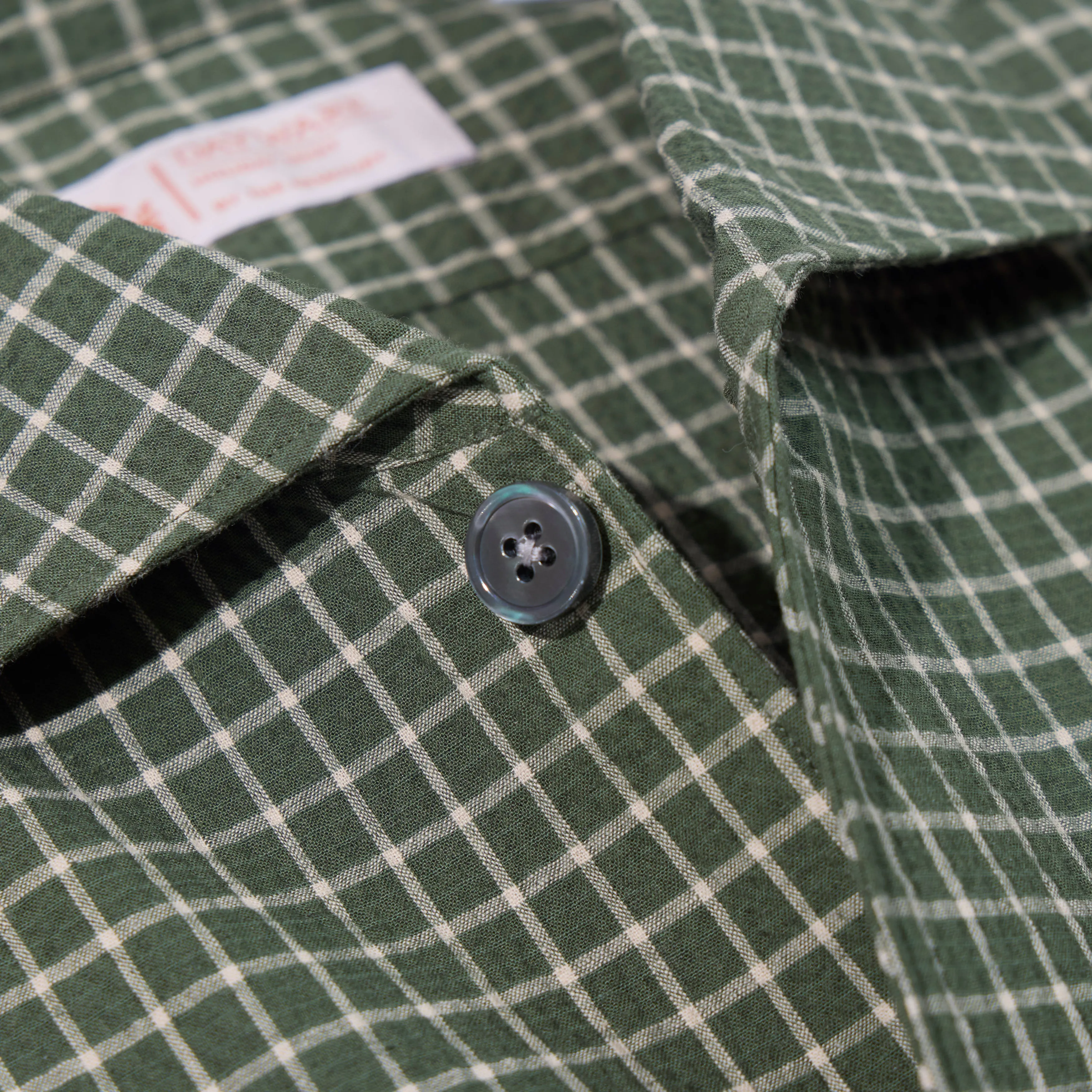 Cotton Seersucker Check Holiday Shirt