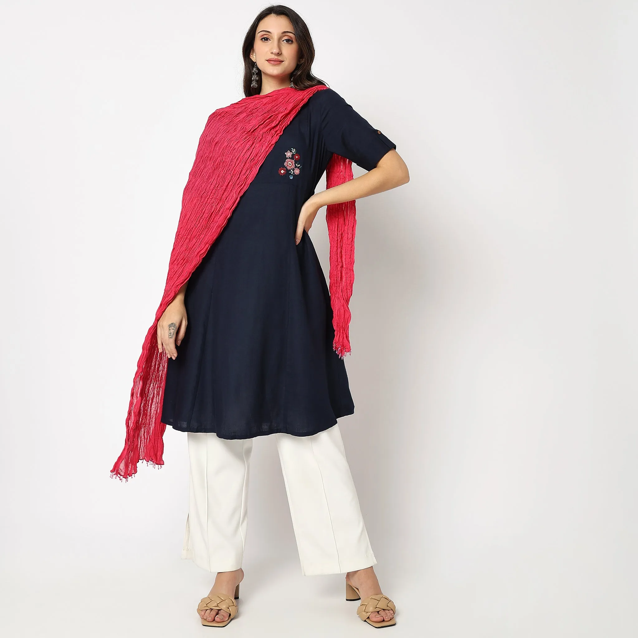 Cotton Solid Dupatta