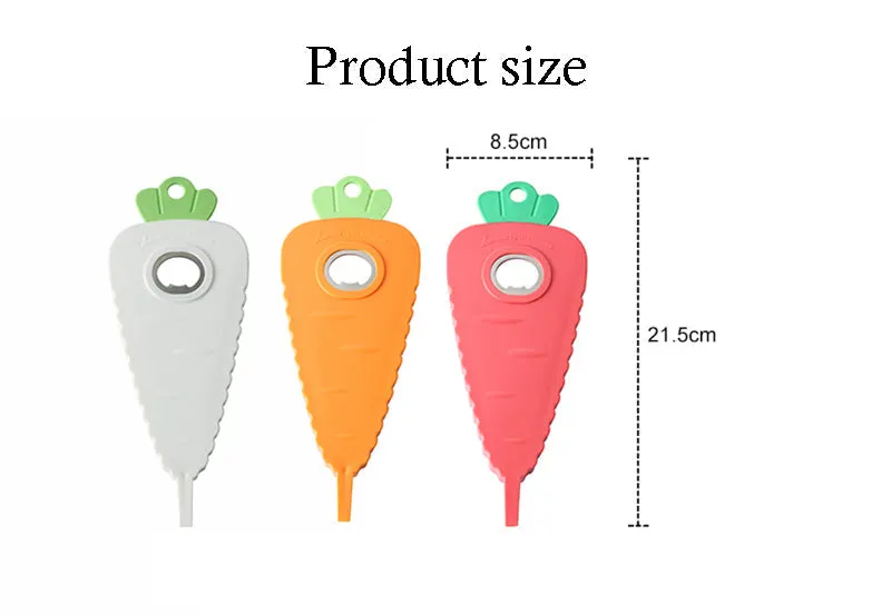 Creative Carrot Style Multi-functional Jar Opener