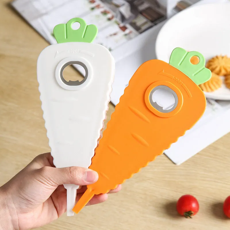 Creative Carrot Style Multi-functional Jar Opener