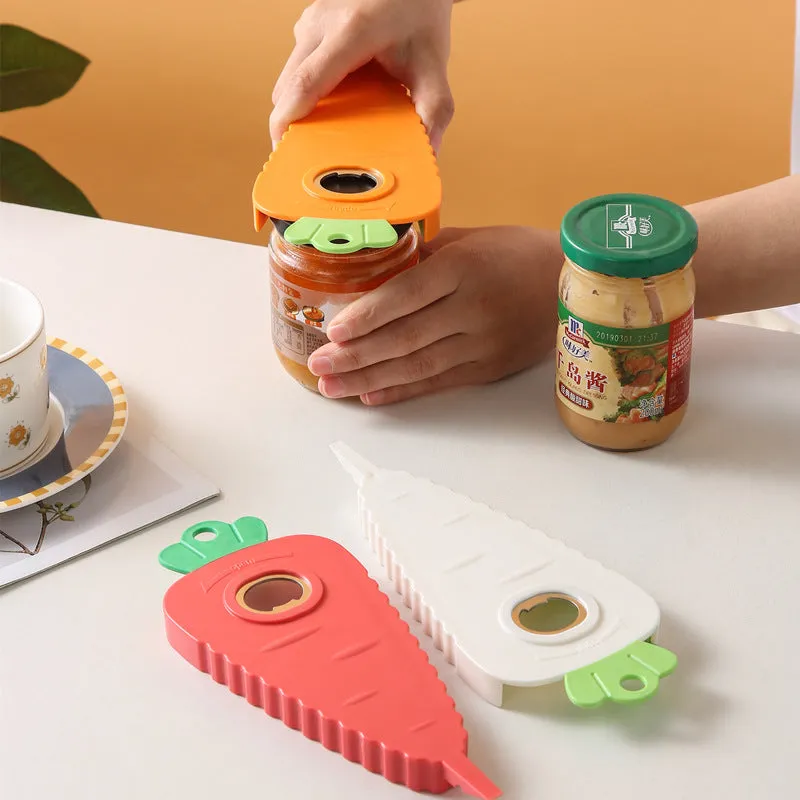 Creative Carrot Style Multi-functional Jar Opener