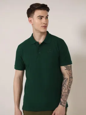 Dany Polo Neck Cotton Rich Half Sleeve Solid Regular fit Cottonpoly T-shirt for Men Comfortable soft Breathable Fabric Stretchable for Everyday Use Ideal for Casual wear and officewear