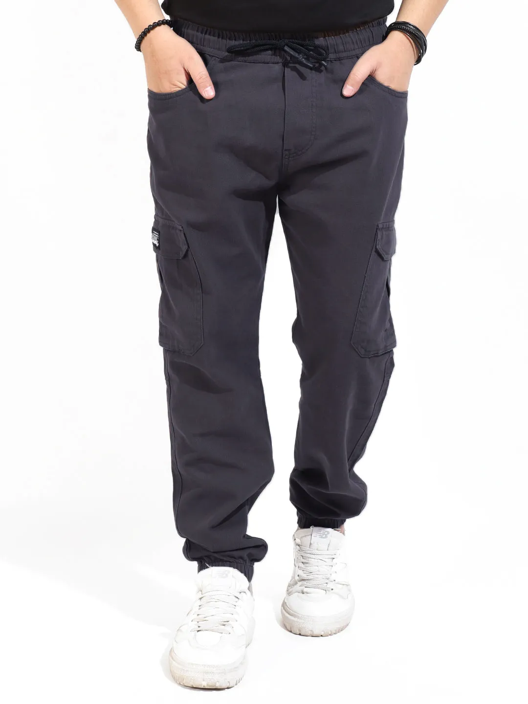 Dark Grey Drill Cotton Cargo