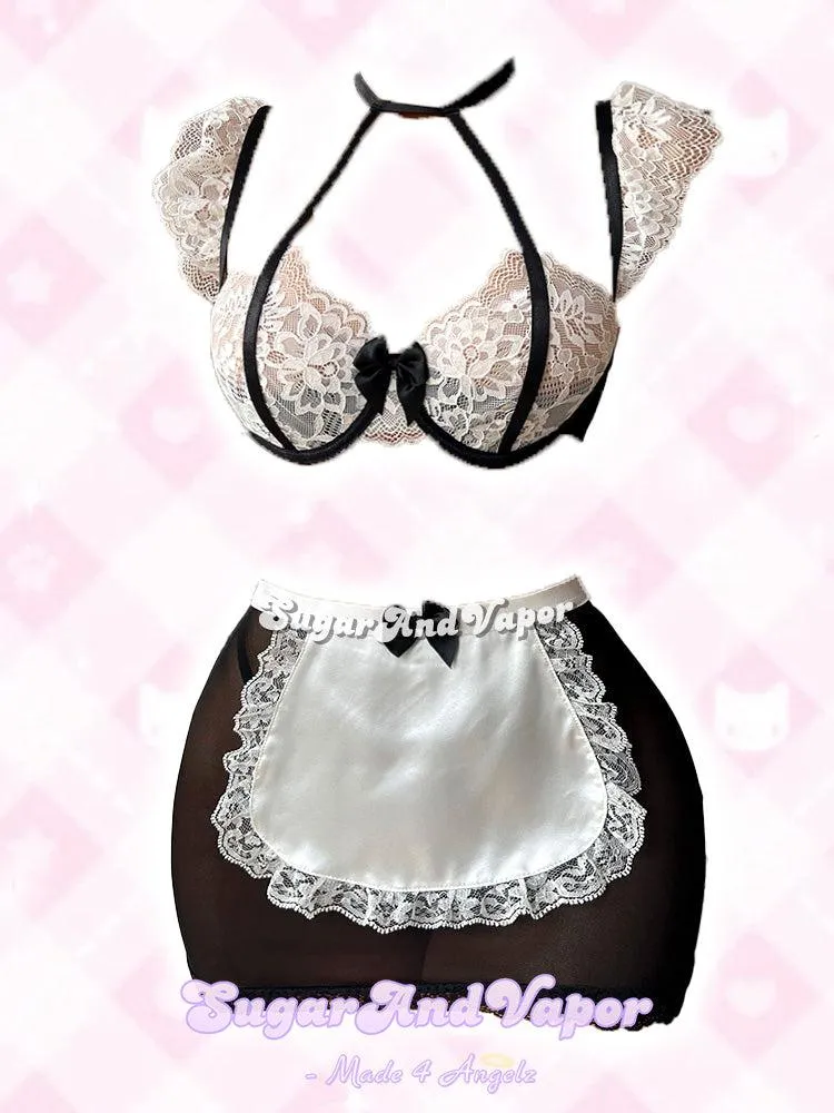 Demetria Kawaii Maid Lace Lingerie Set