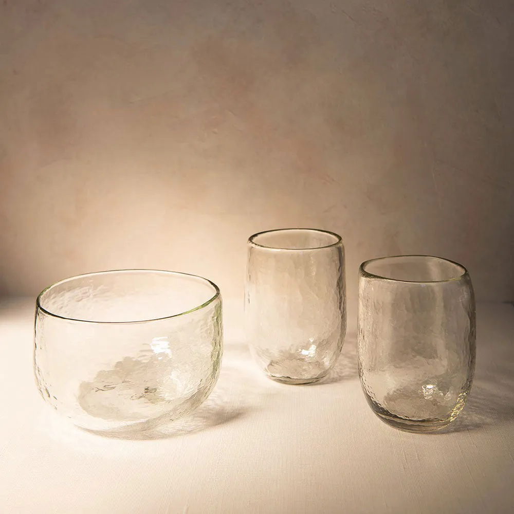 Dimpled Glass Set