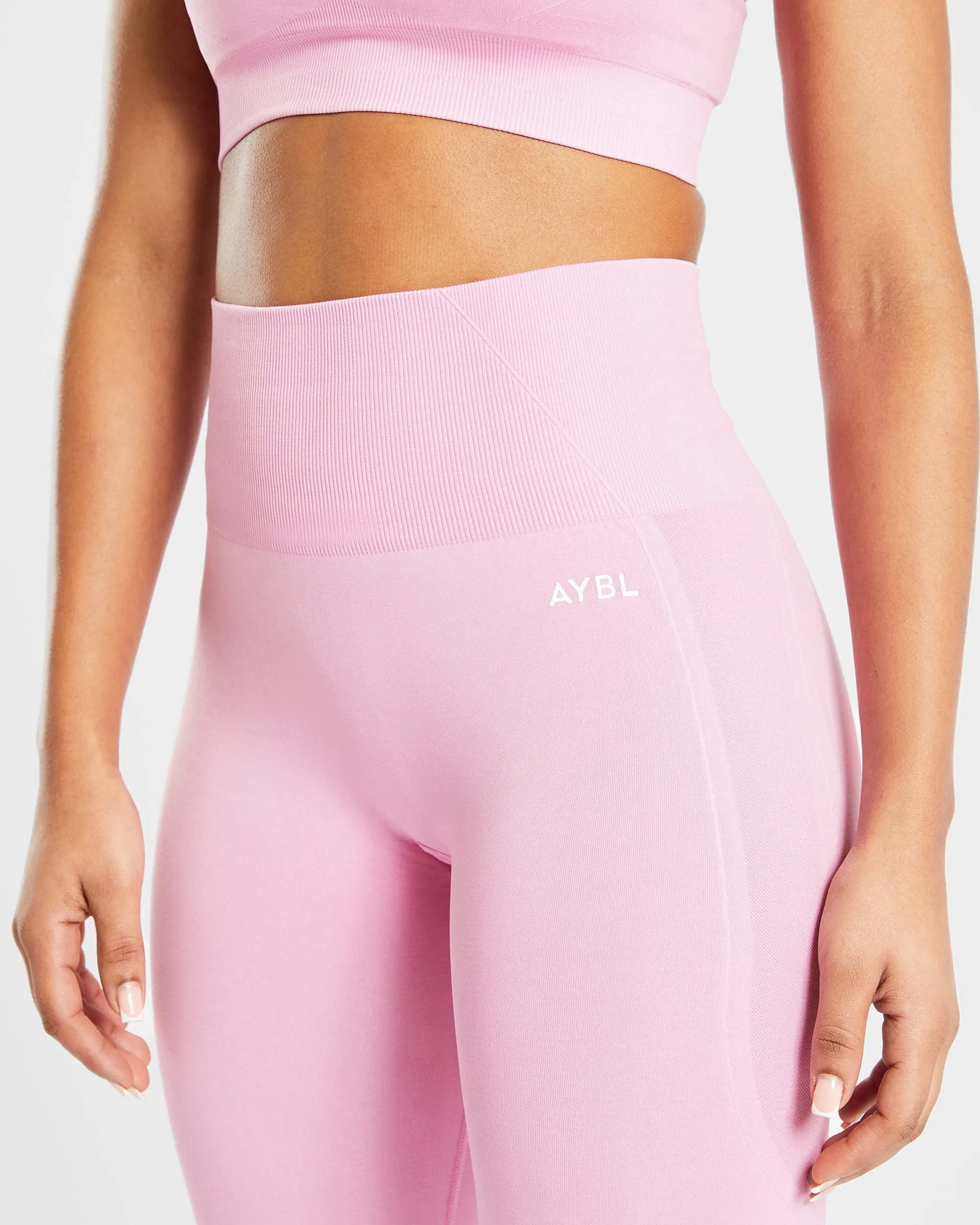 Empower Seamless Leggings - Baby Pink