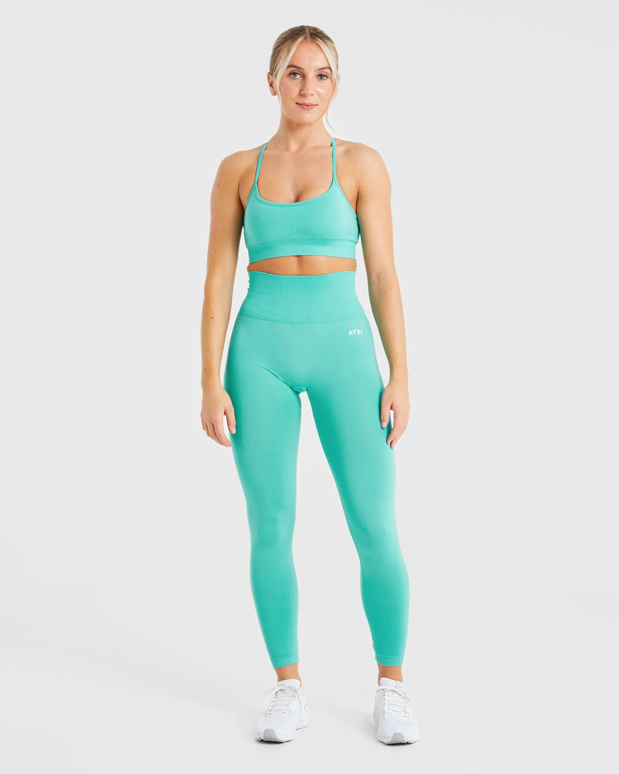 Empower Seamless Leggings - Jade Green