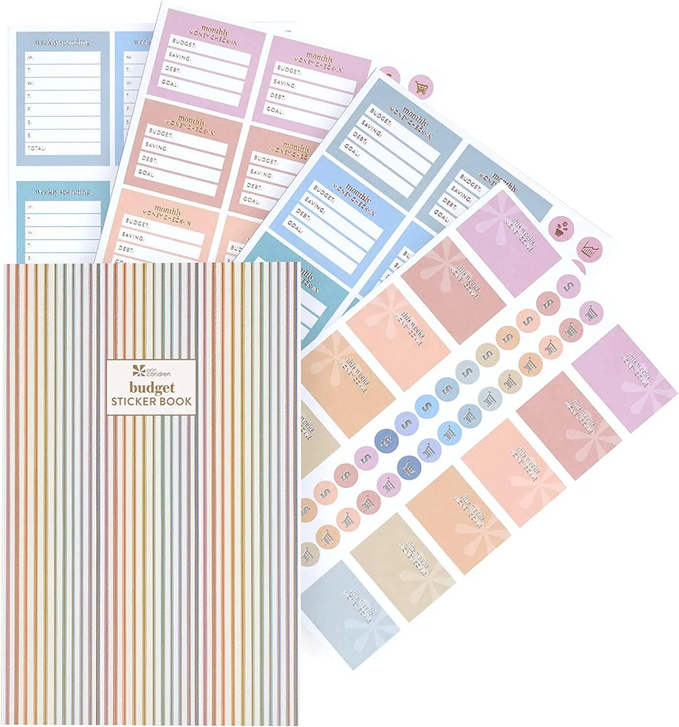 Erin Condren Design - Functional Sticker Book - Budget