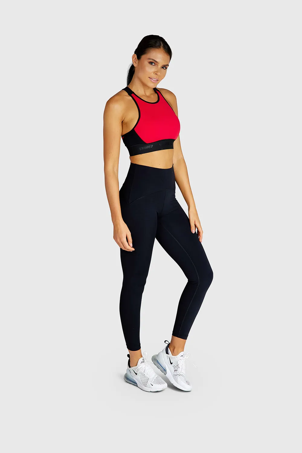 ESSENTIAL HIGH NECK SPORTS BRA