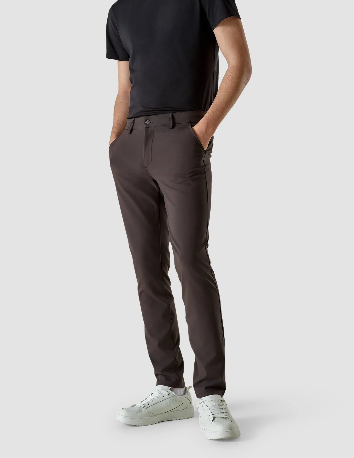 Essential Pants Slim Dark Shadow