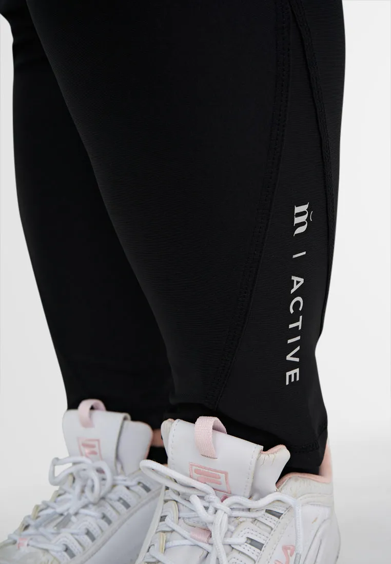 Falcon Functional Active Wear Leggings - Black