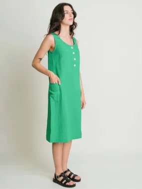 Flori Cotton Sun Dress | Mint