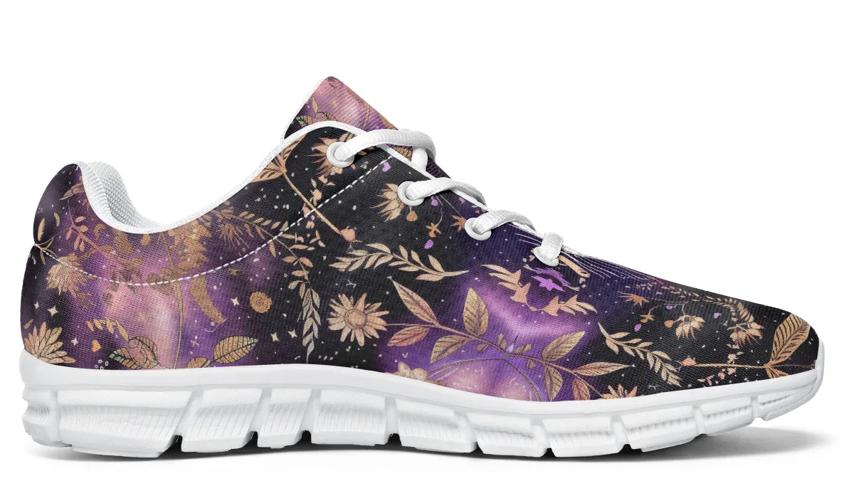 Galactic Bloom Athletic Sneakers - Light Breathable and Comfortable Sports Shoes with Anti-Slip Soles