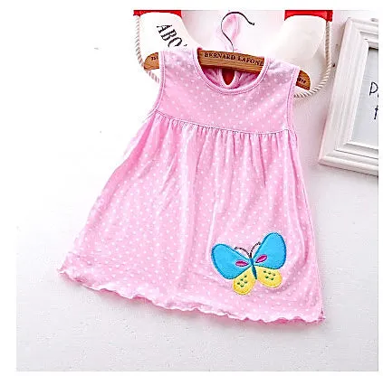 Girls Cotton Comfort Summer Dress