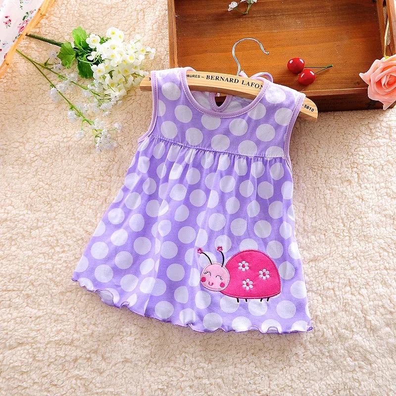 Girls Cotton Comfort Summer Dress