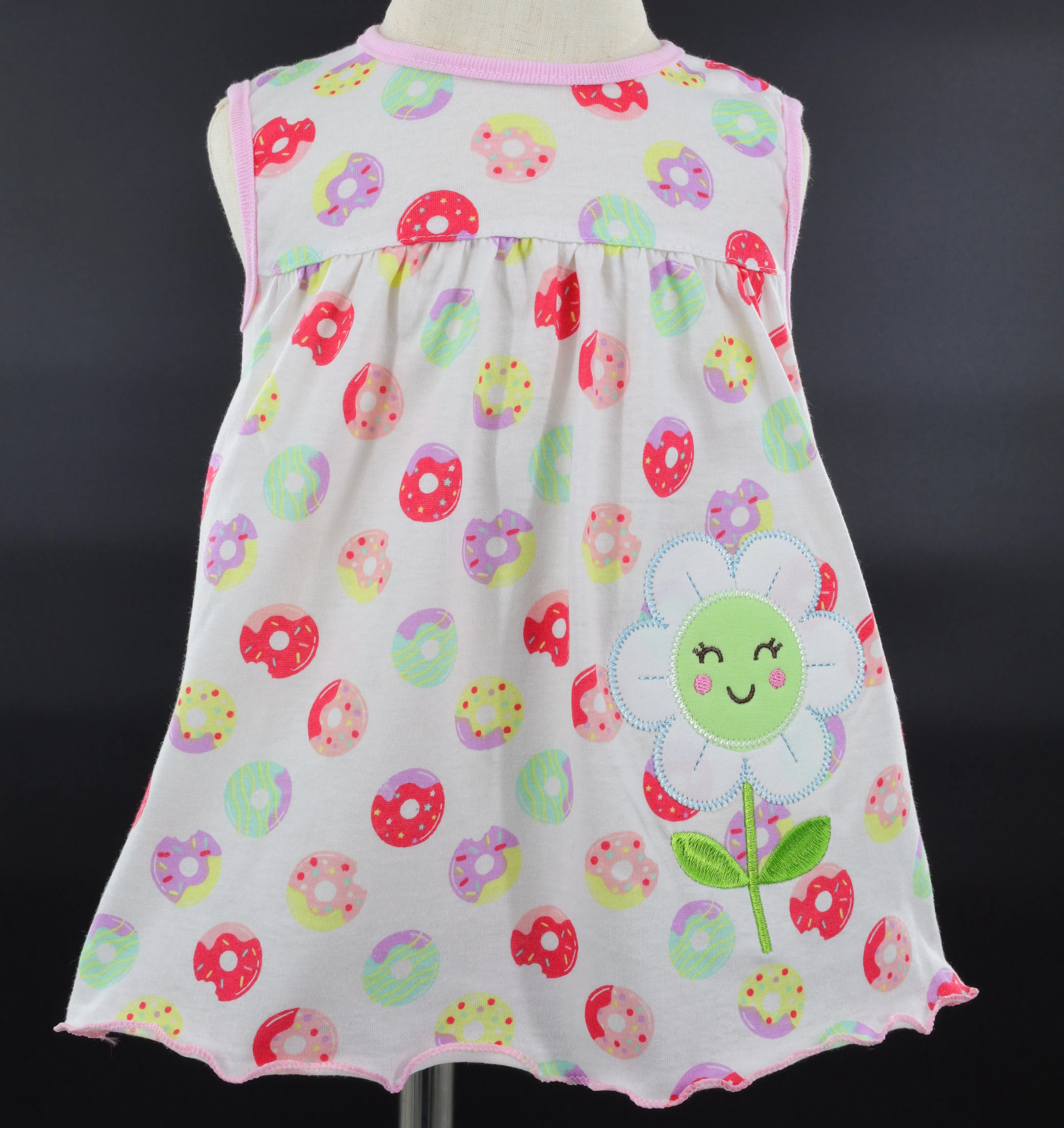 Girls Cotton Comfort Summer Dress